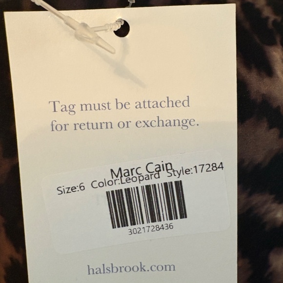 Marc Cain NWT Blouse Leopard Print with Black Camisole Under Layer 6 - Picture 7 of 7